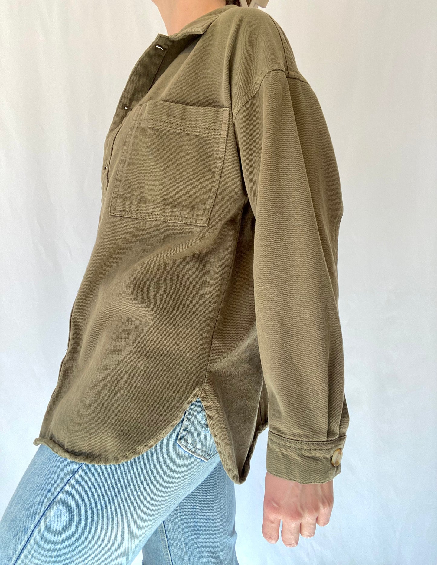 Olive Button Up