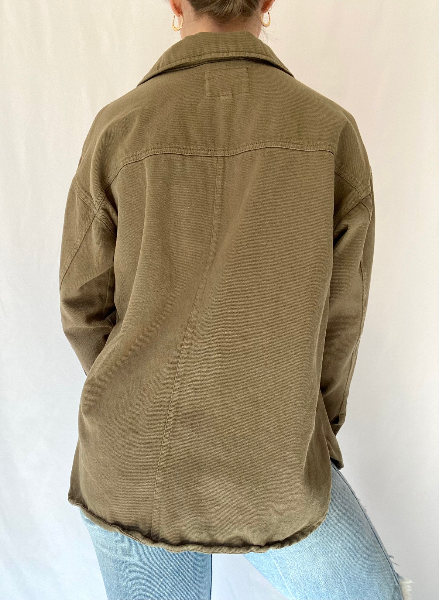 Olive Button Up