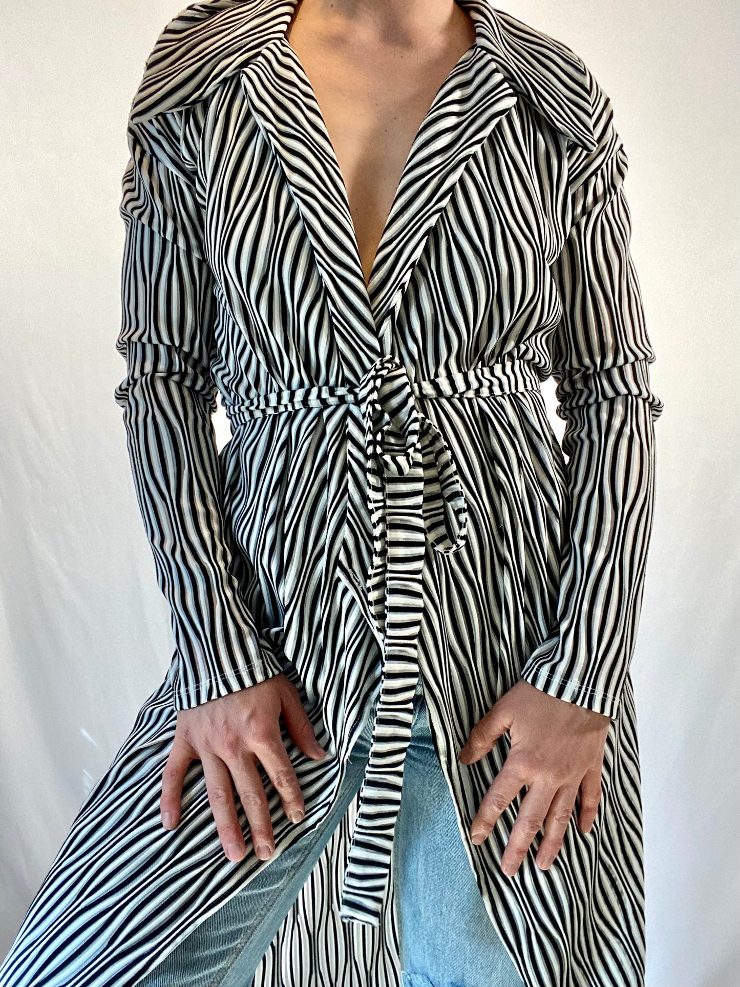 Zara Sheer Cardigan Dress