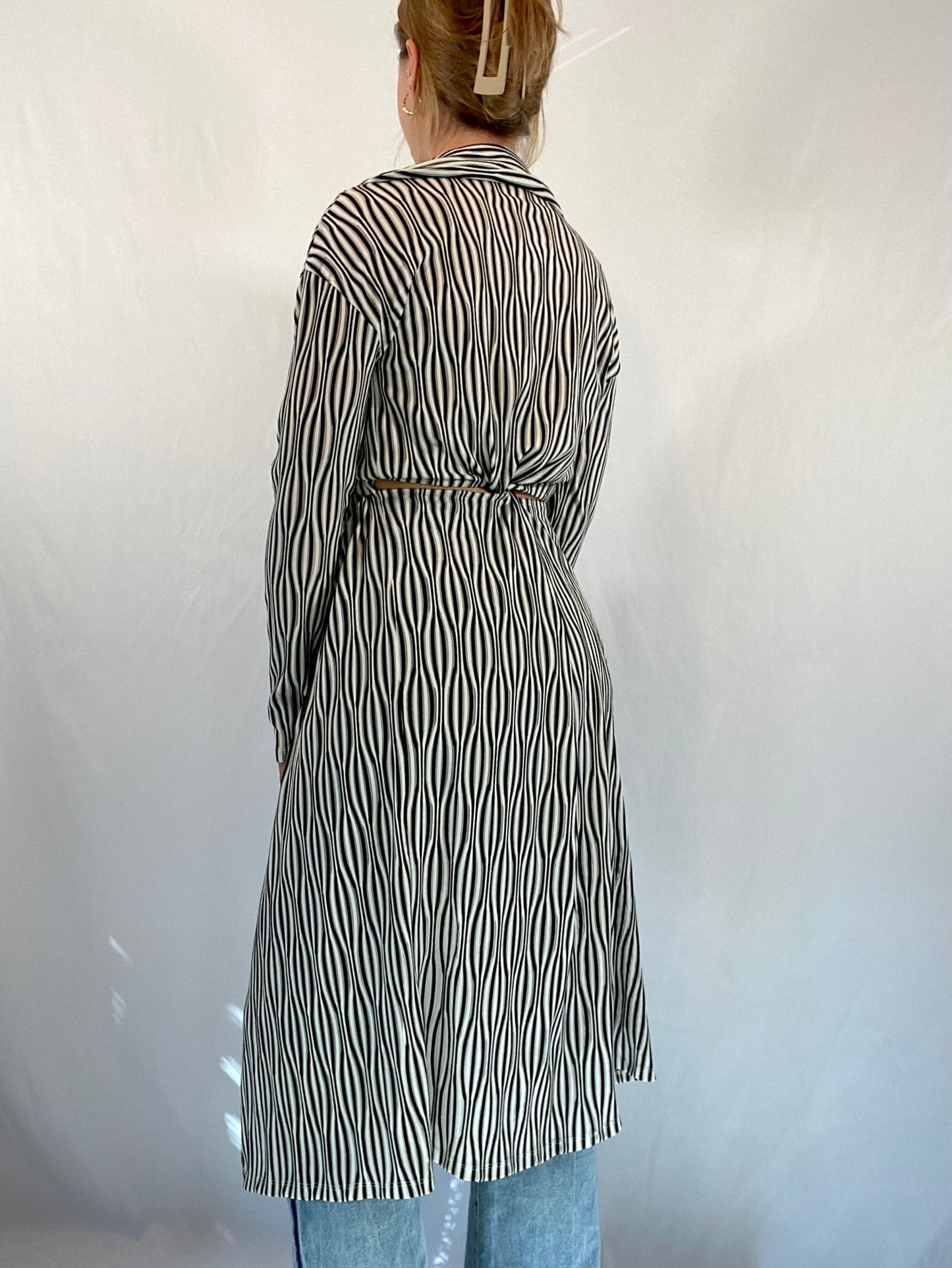 Zara Sheer Cardigan Dress
