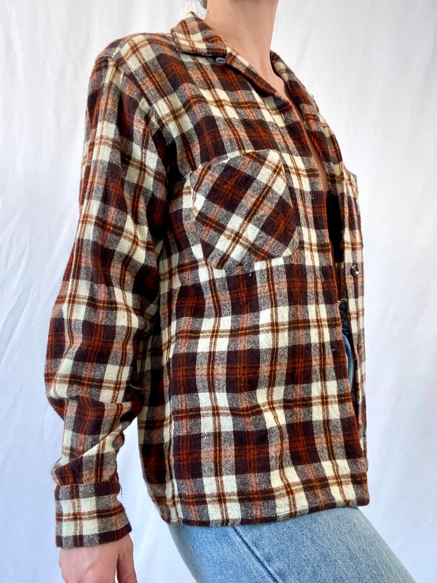 Vintage Wool Button Up
