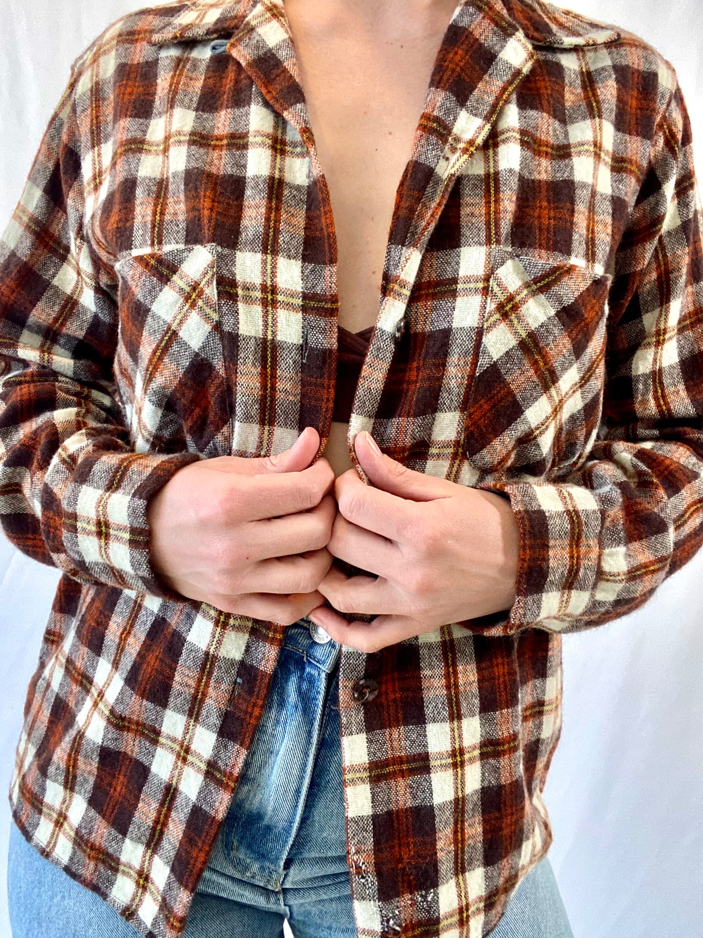 Vintage Wool Button Up