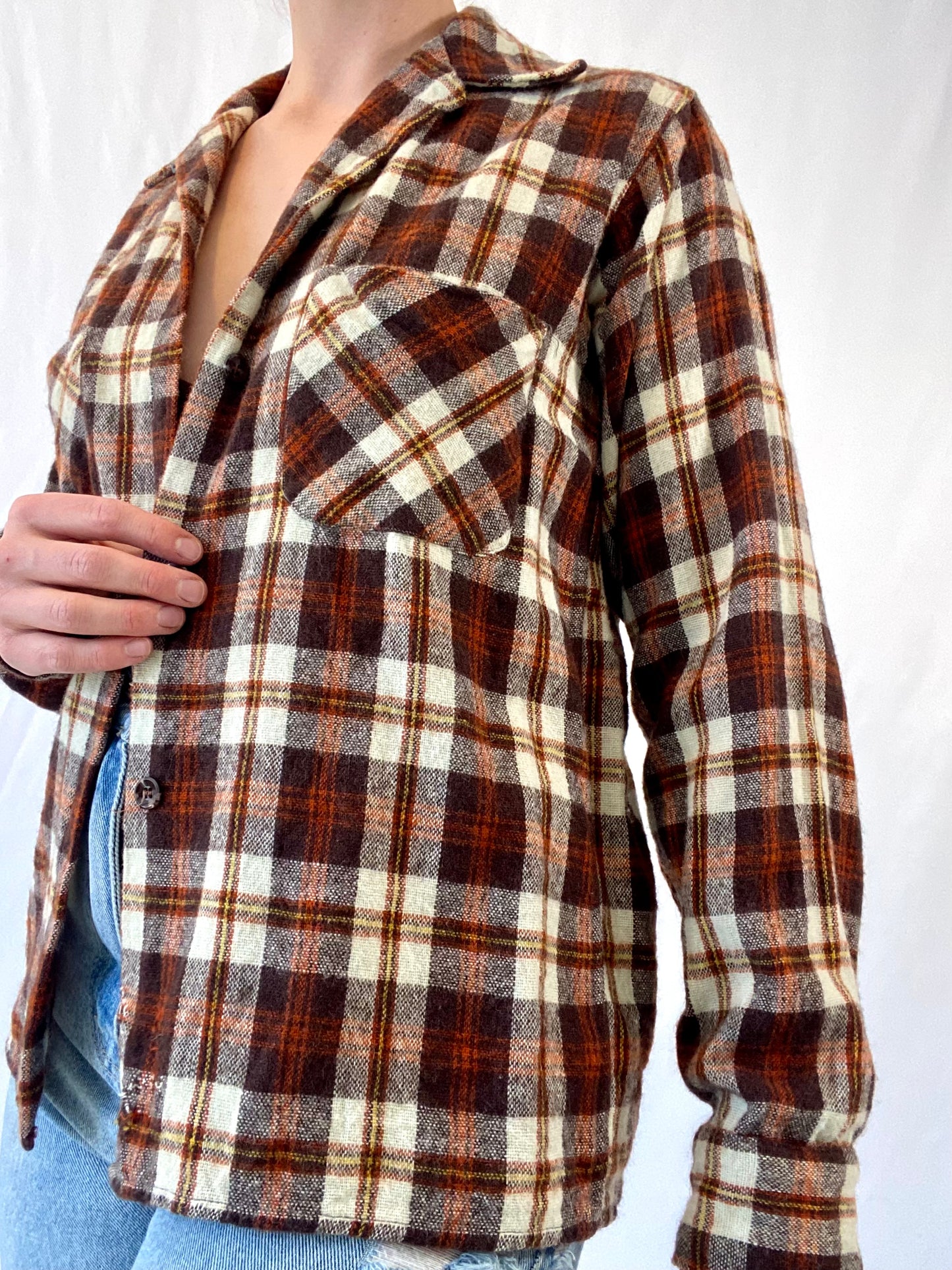 Vintage Wool Button Up