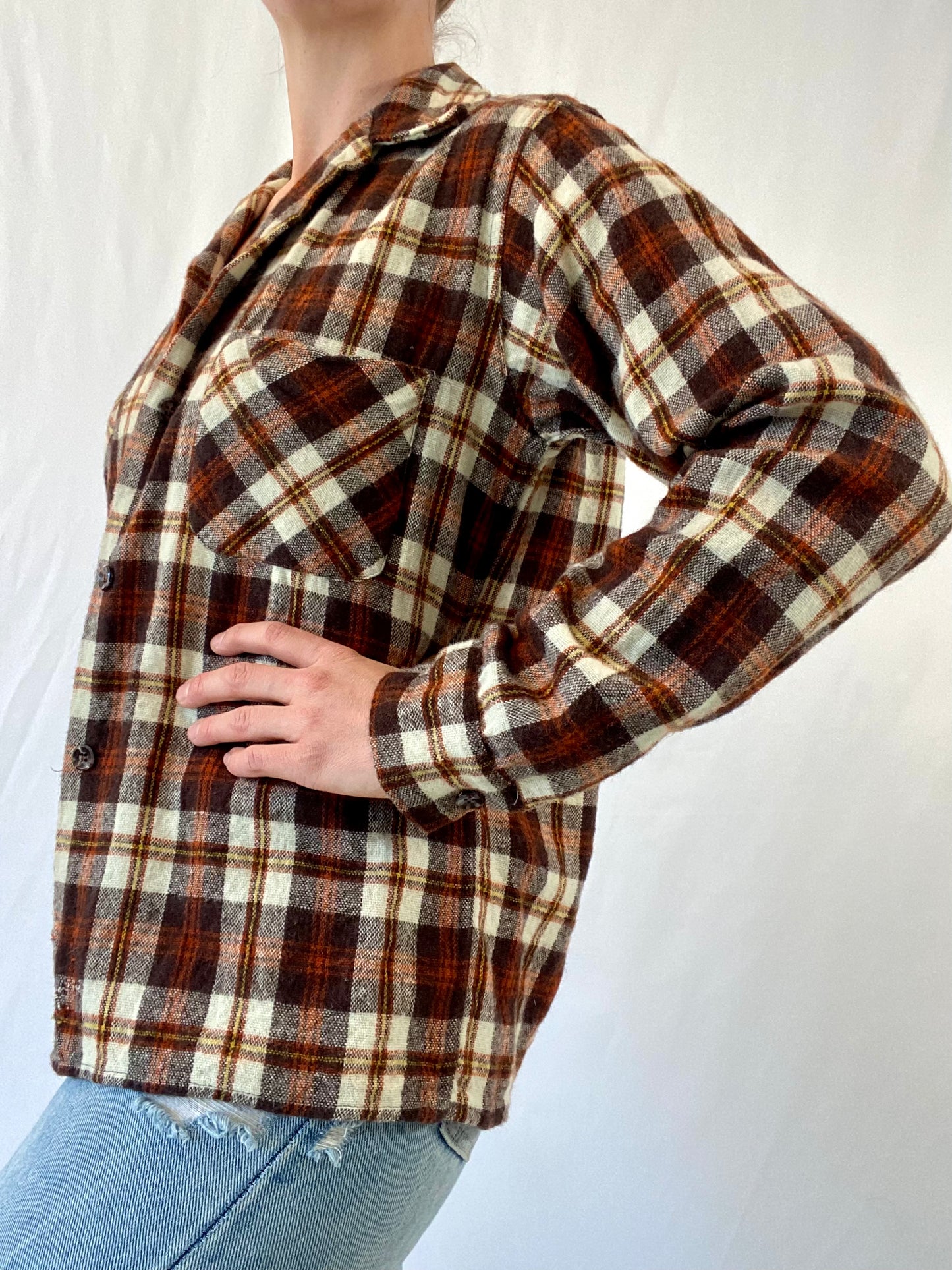 Vintage Wool Button Up