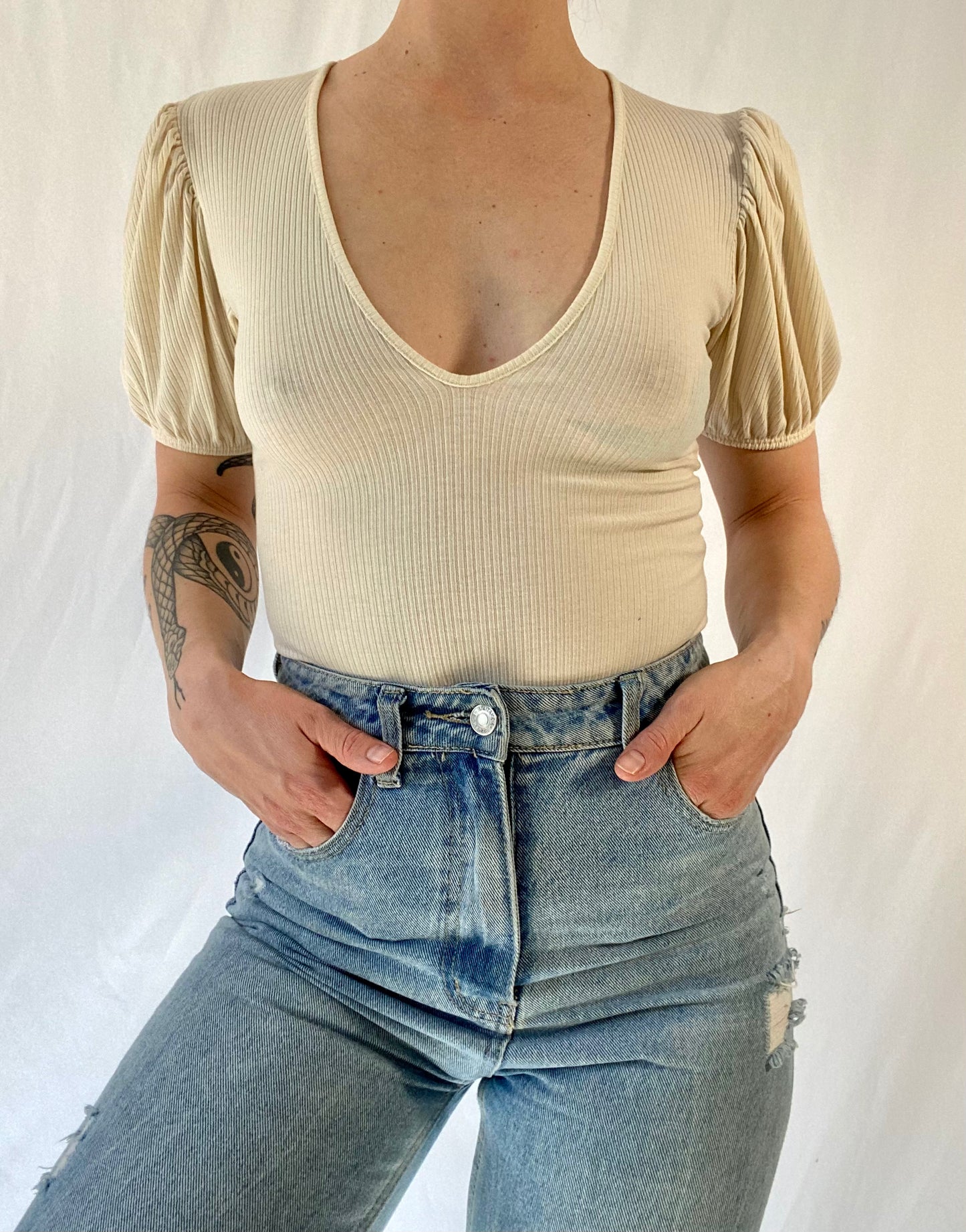 Zara Puff Sleeve Shirt