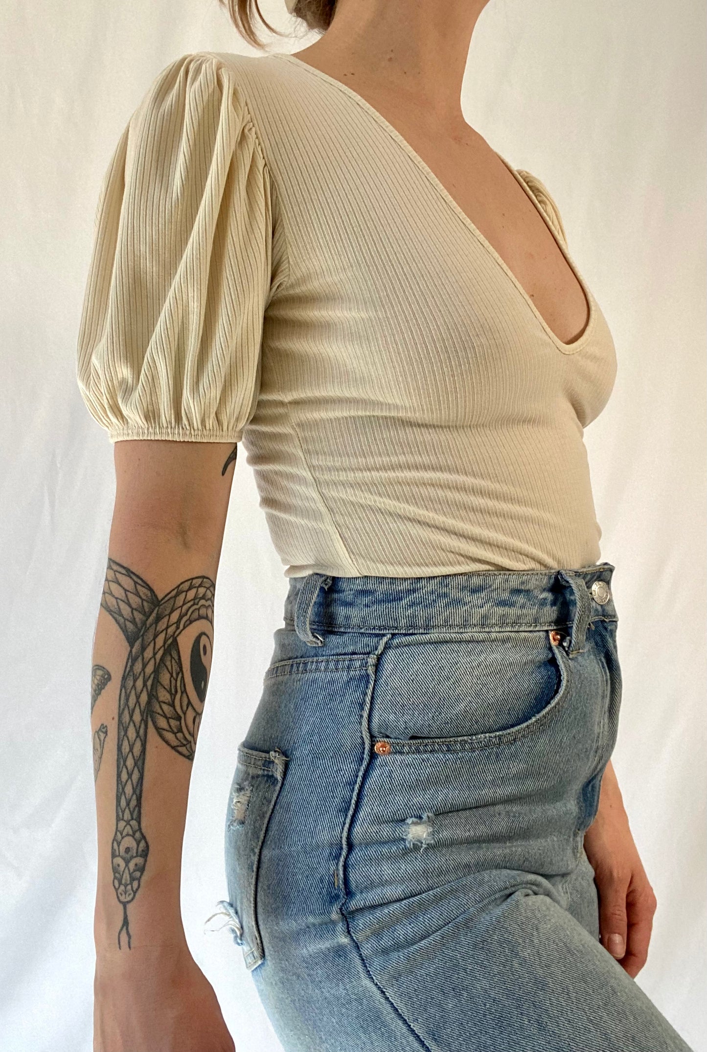 Zara Puff Sleeve Shirt