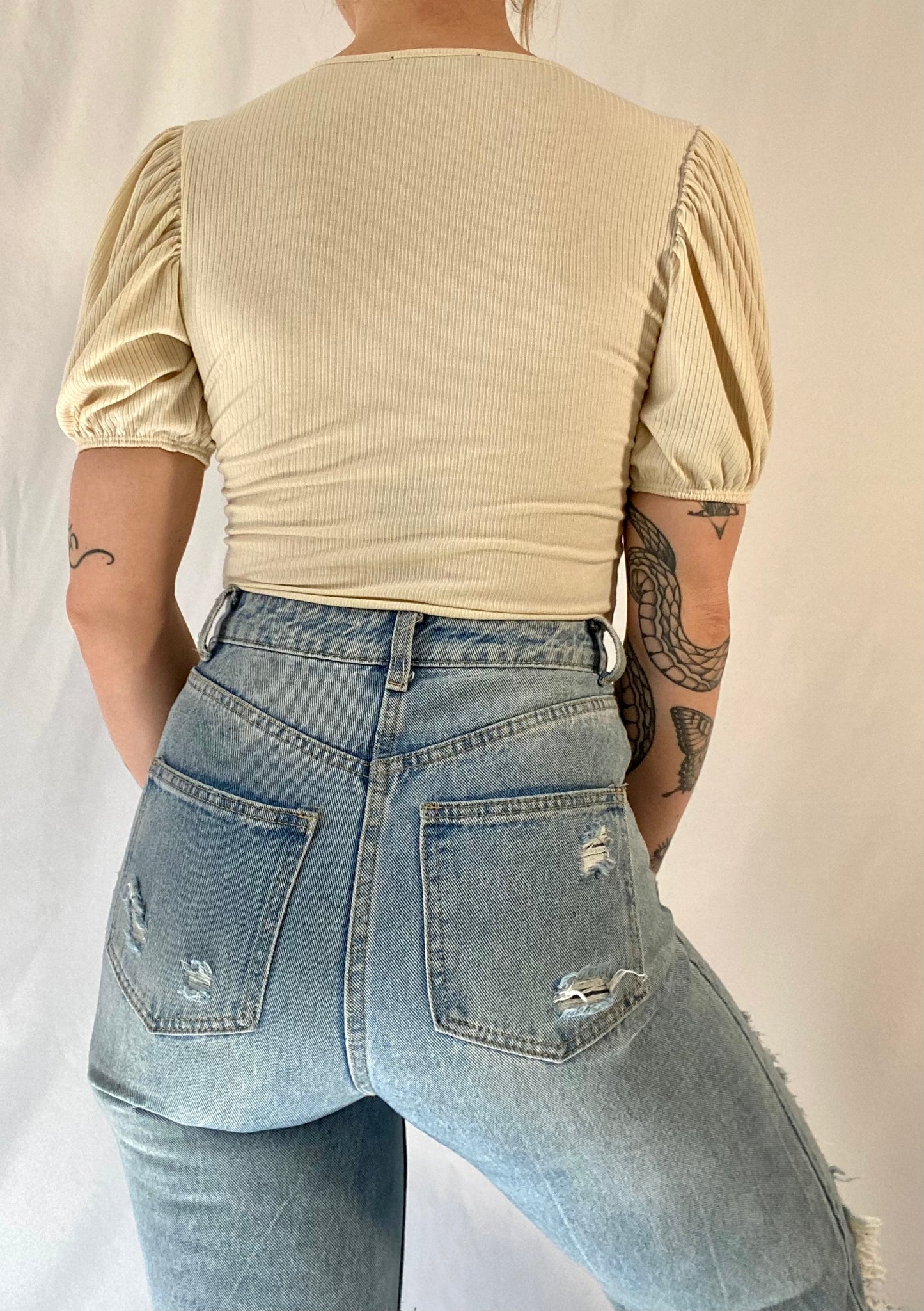 Zara Puff Sleeve Shirt
