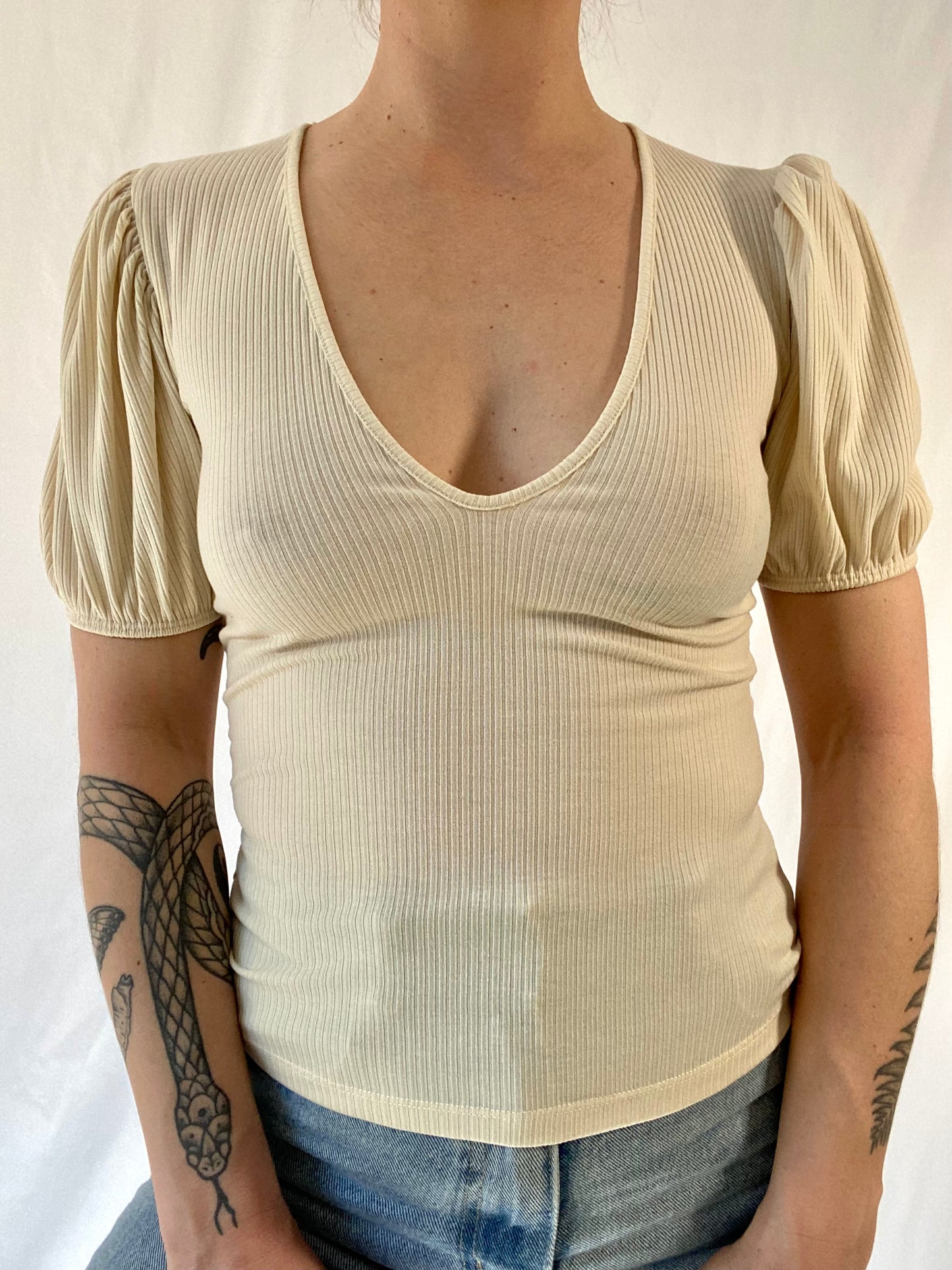 Zara Puff Sleeve Shirt