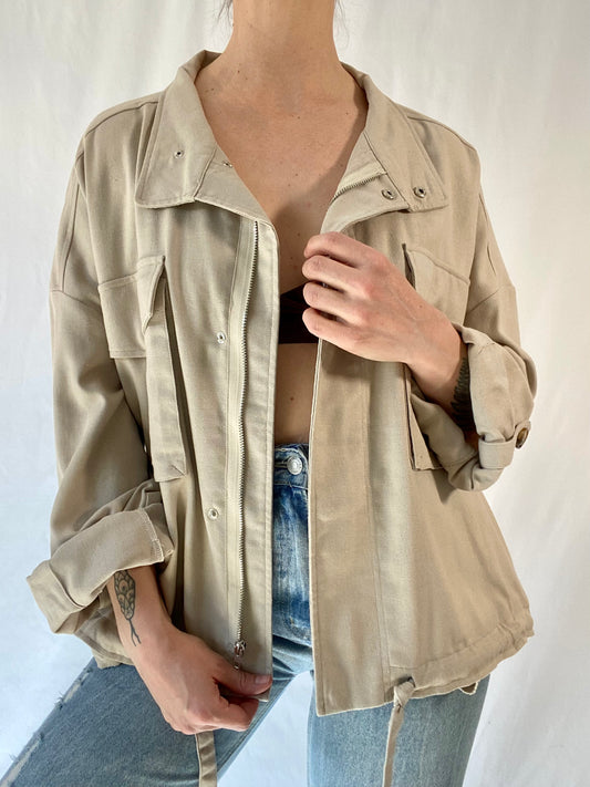 Cropped Utility Jacket