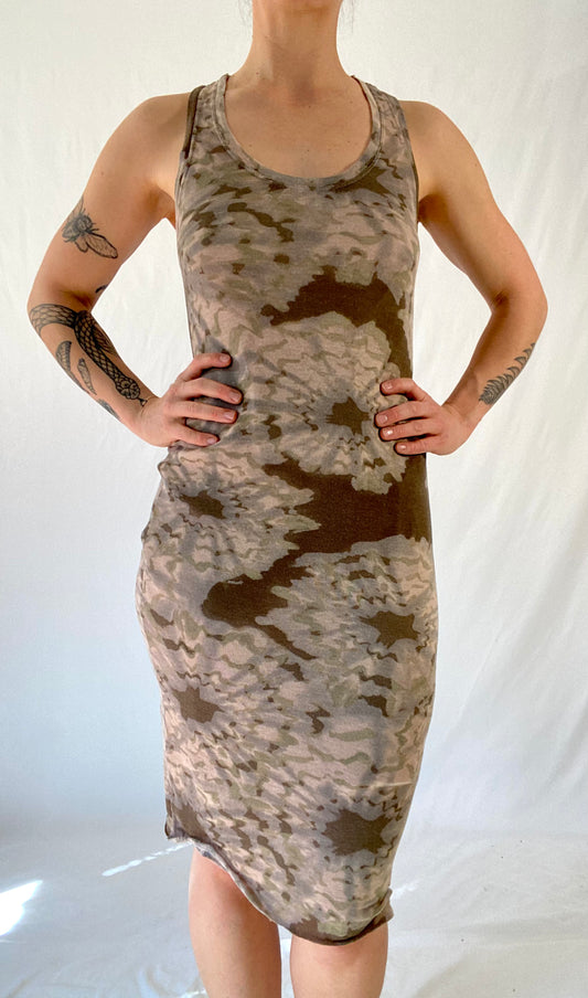 Sheer Tie Dye Dress