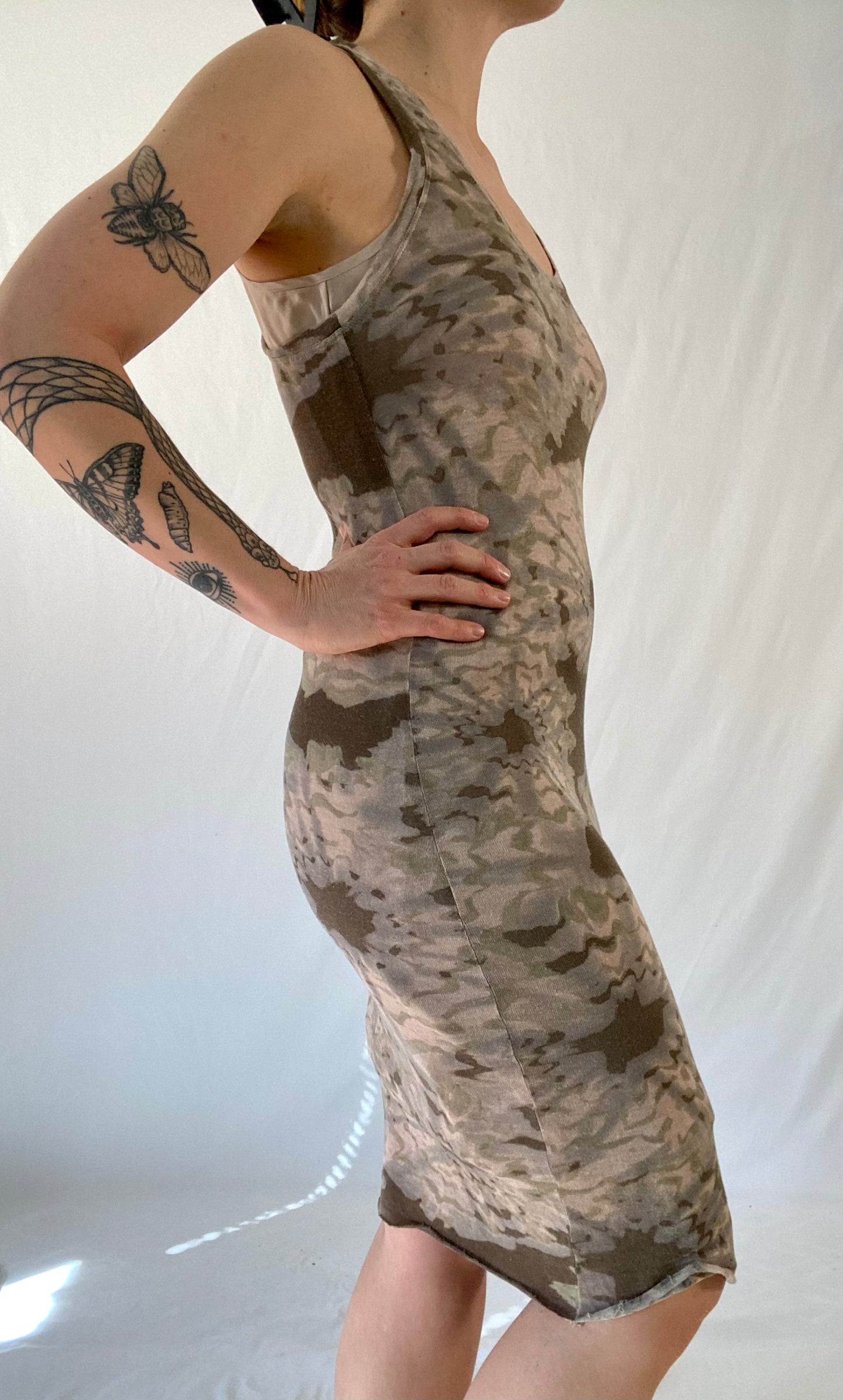 Sheer Tie Dye Dress