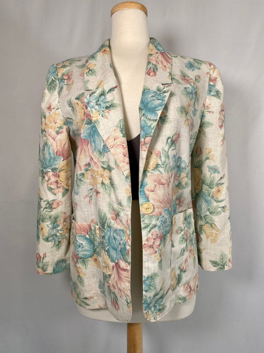 Vintage Flower Blazer