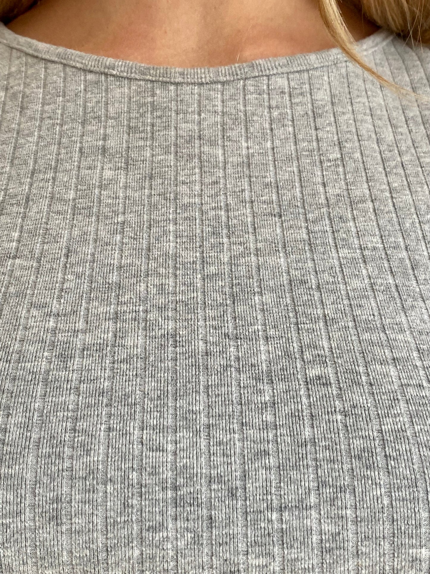 Grey Crop Tank