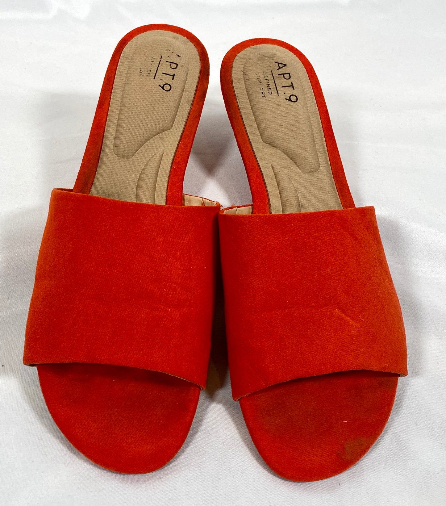 Coral Leather Sandals