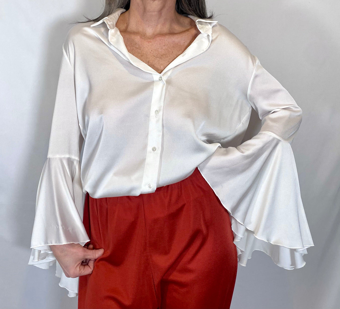Imperial Bell Sleeve Blouse