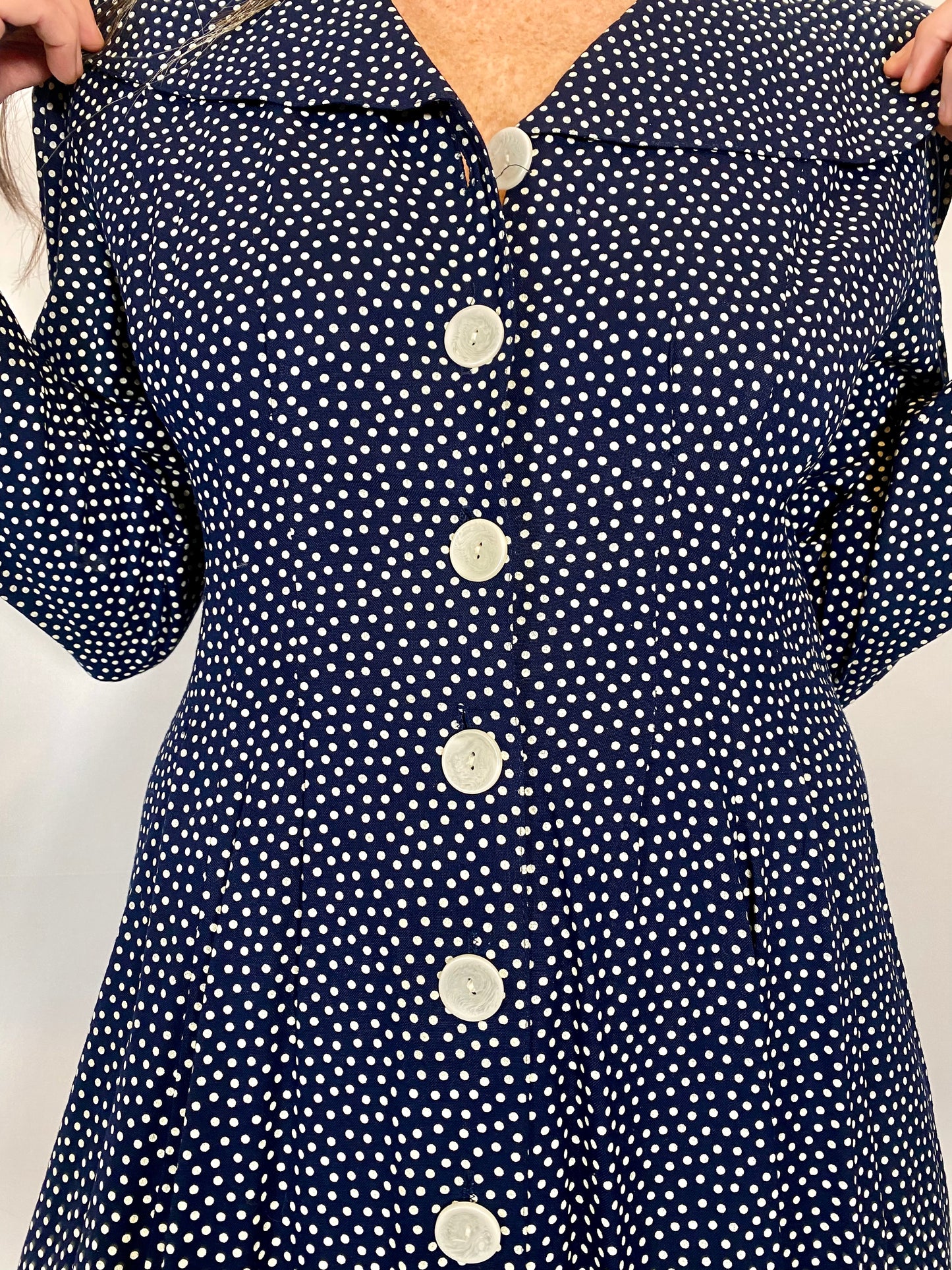 Vintage Katie Mfg Polka Dot Dress