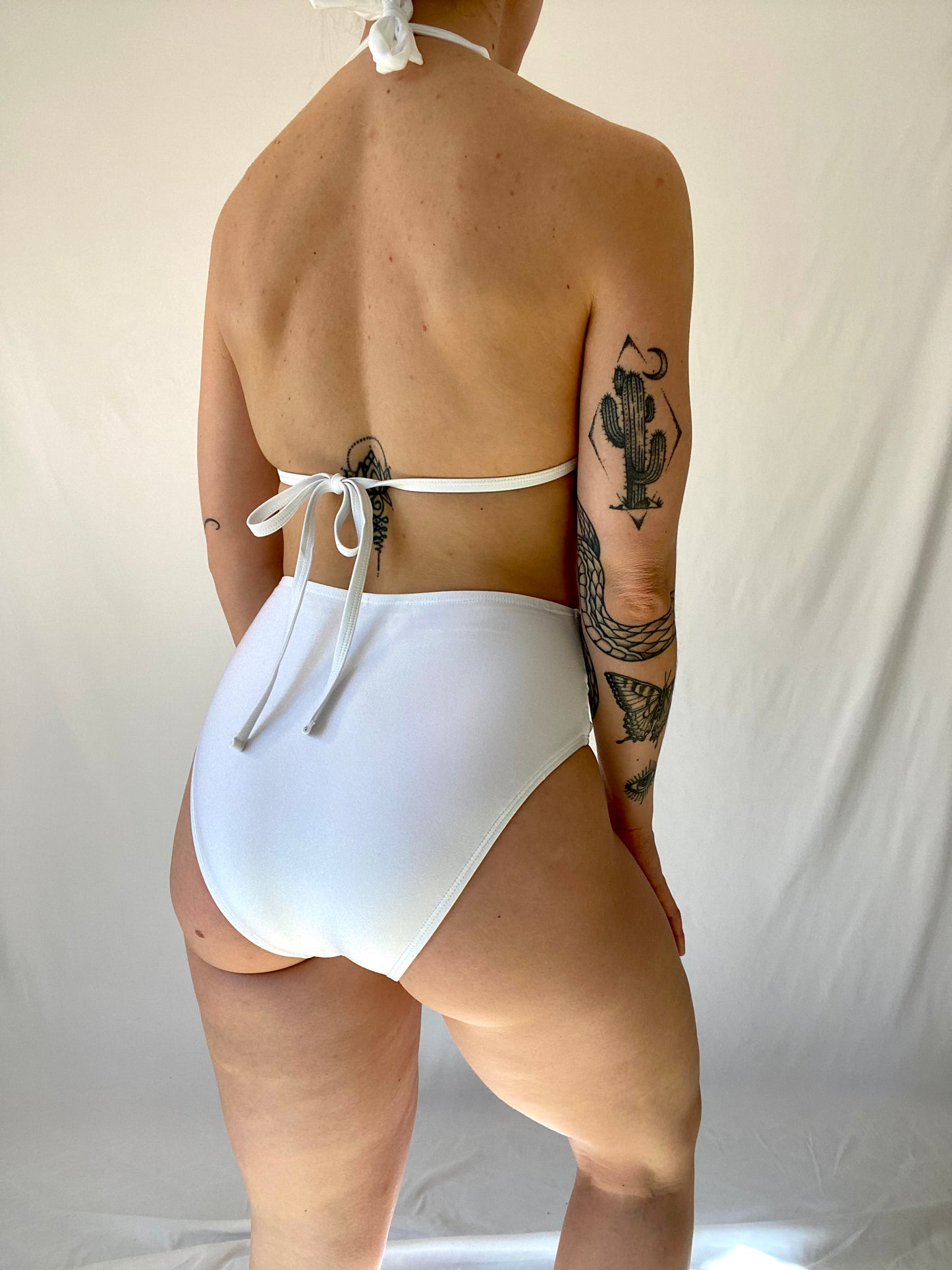 White 2 Piece Bathing Suit