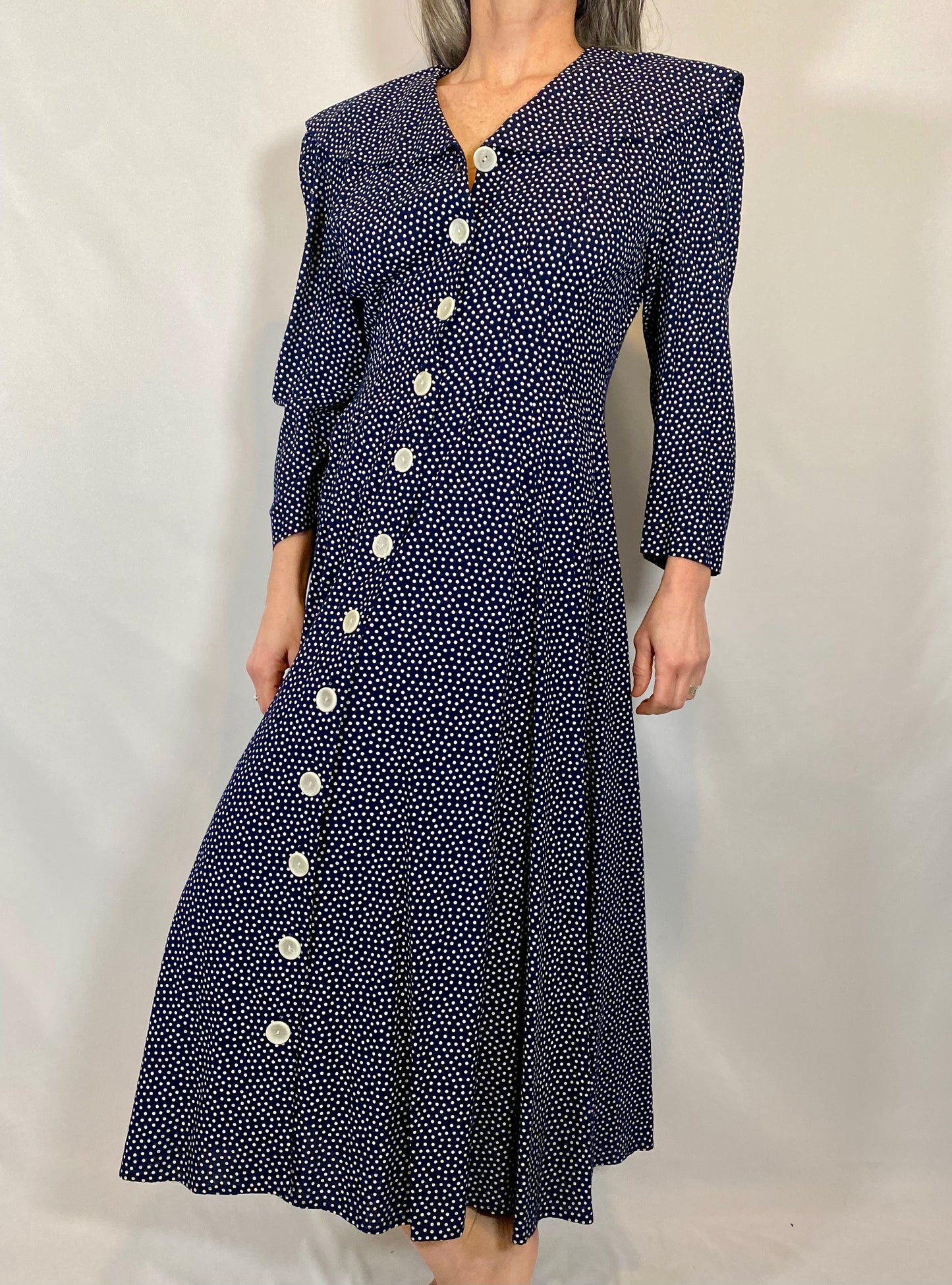 Vintage Katie Mfg Polka Dot Dress