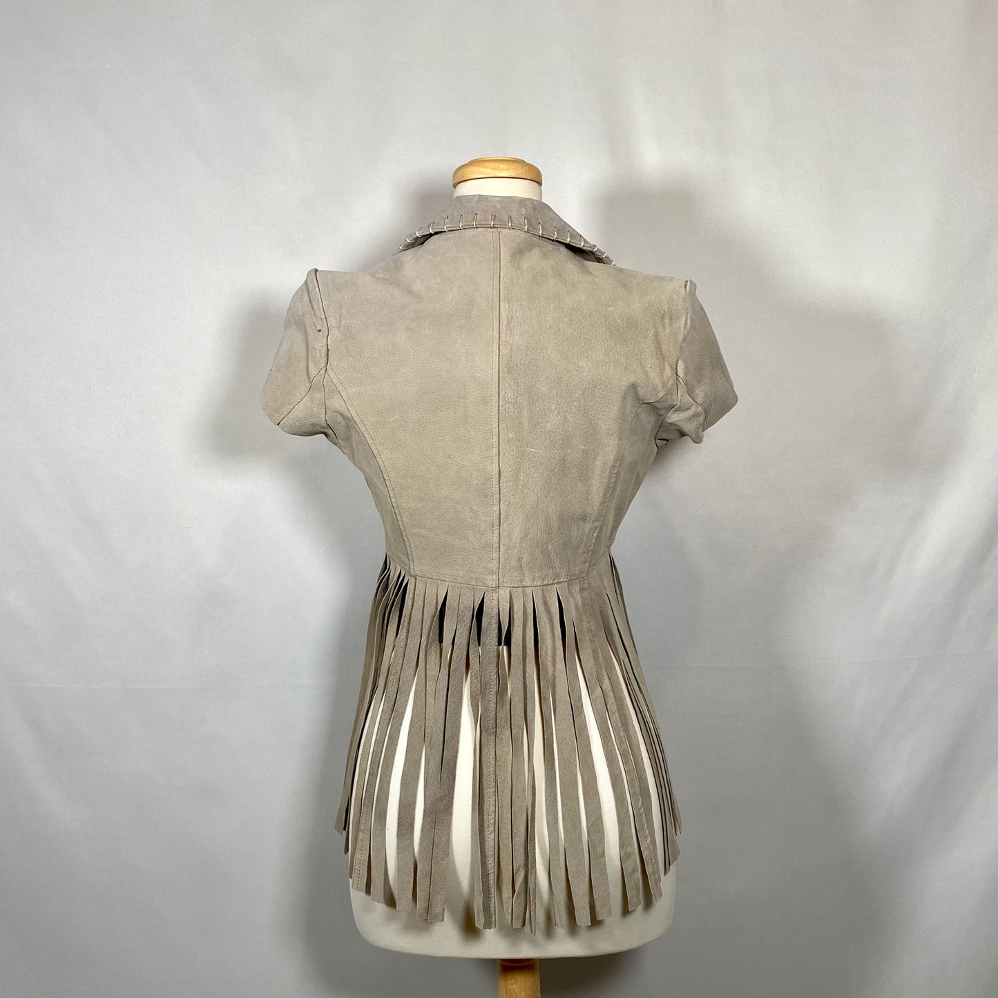 Leather Tassel Jacket