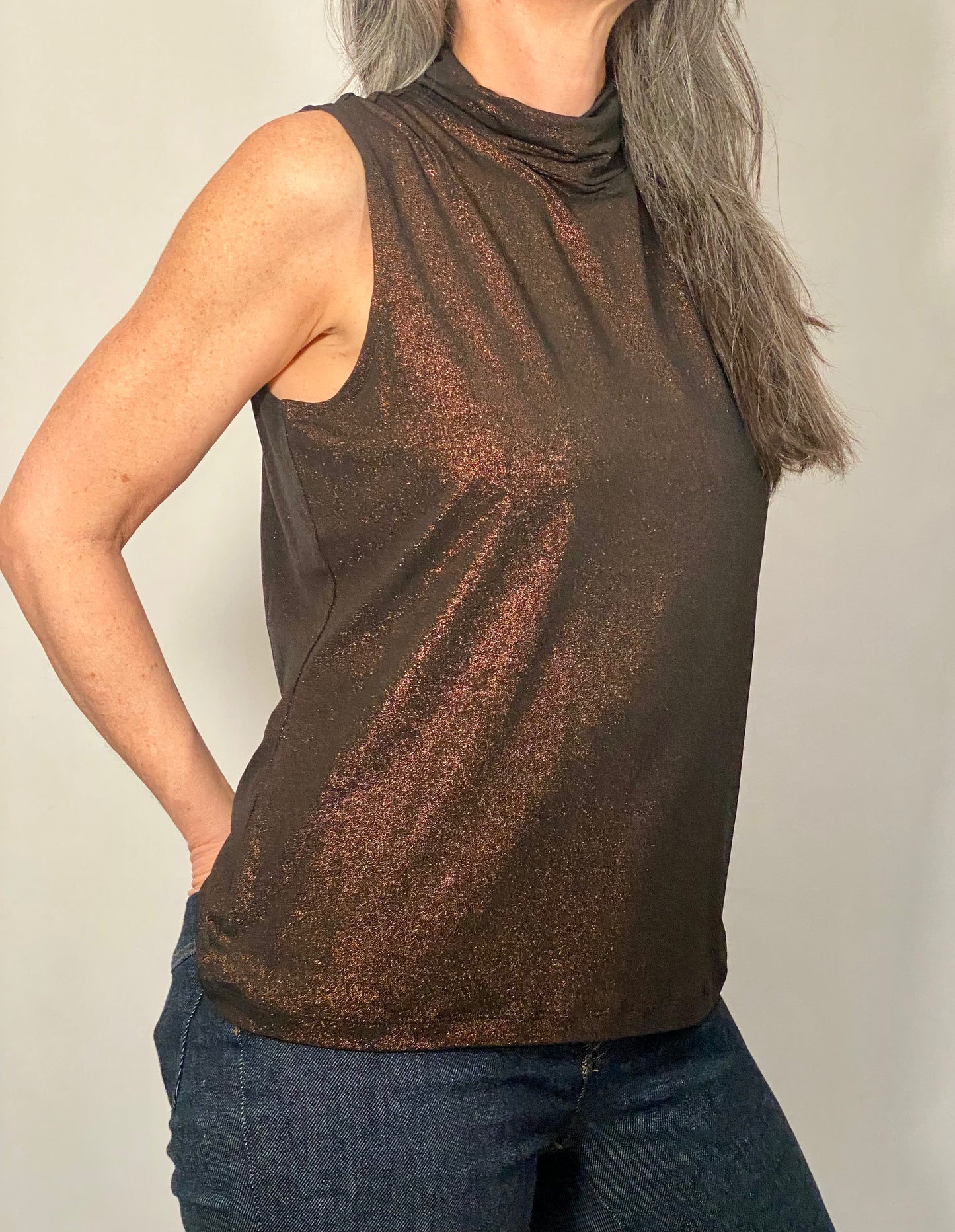 Copper Sparkle Shirt