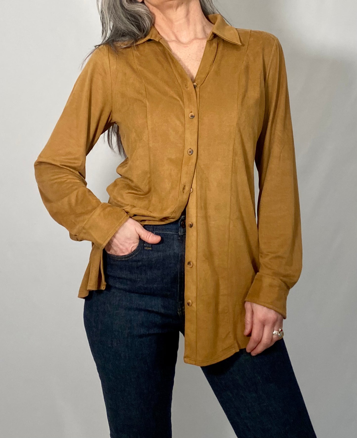 Super Soft Long Sleeve Button Up
