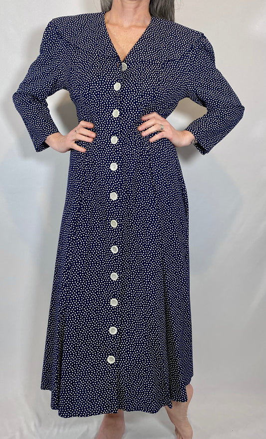 Vintage Katie Mfg Polka Dot Dress