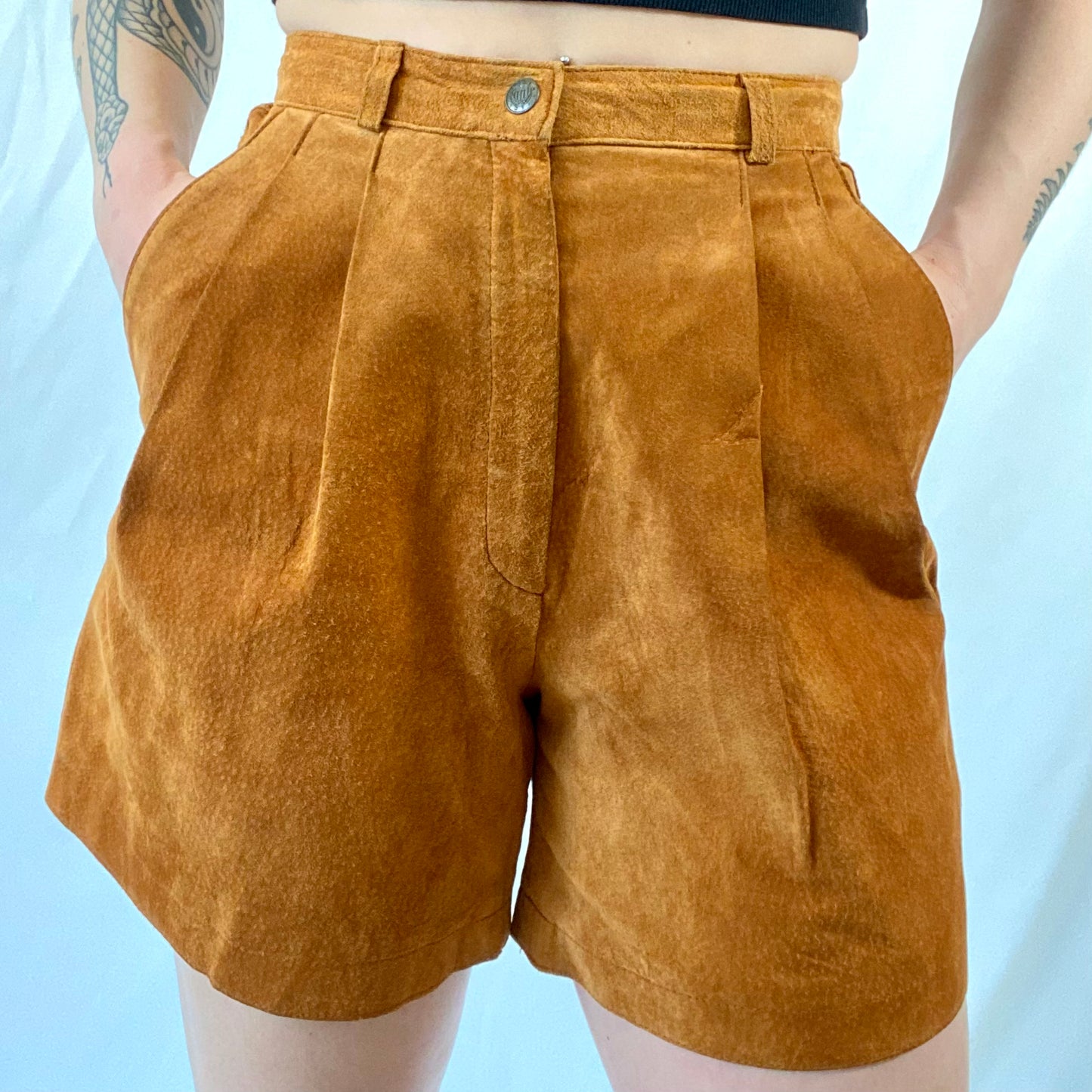 Vintage Limited Suede Shorts