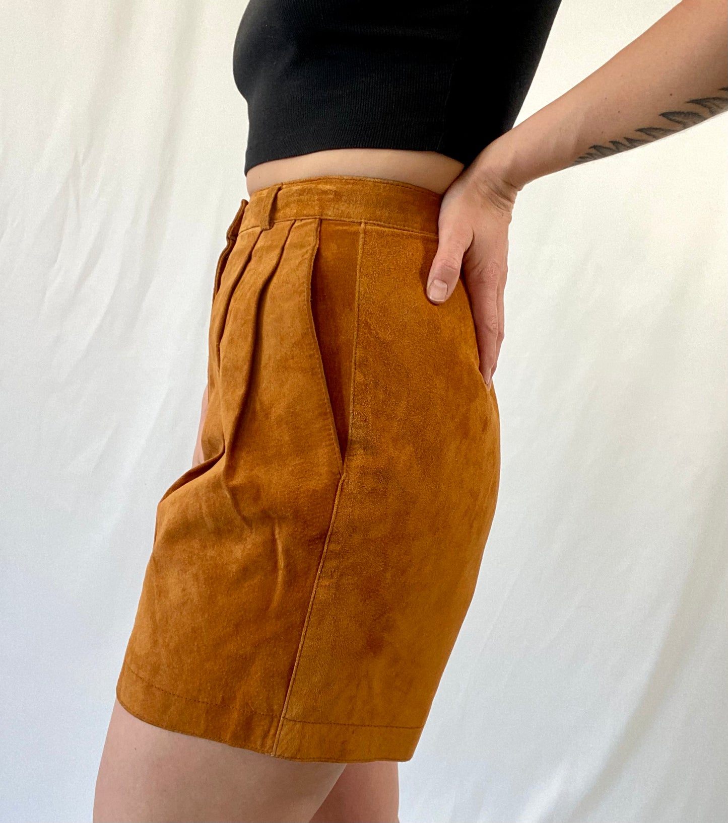 Vintage Limited Suede Shorts