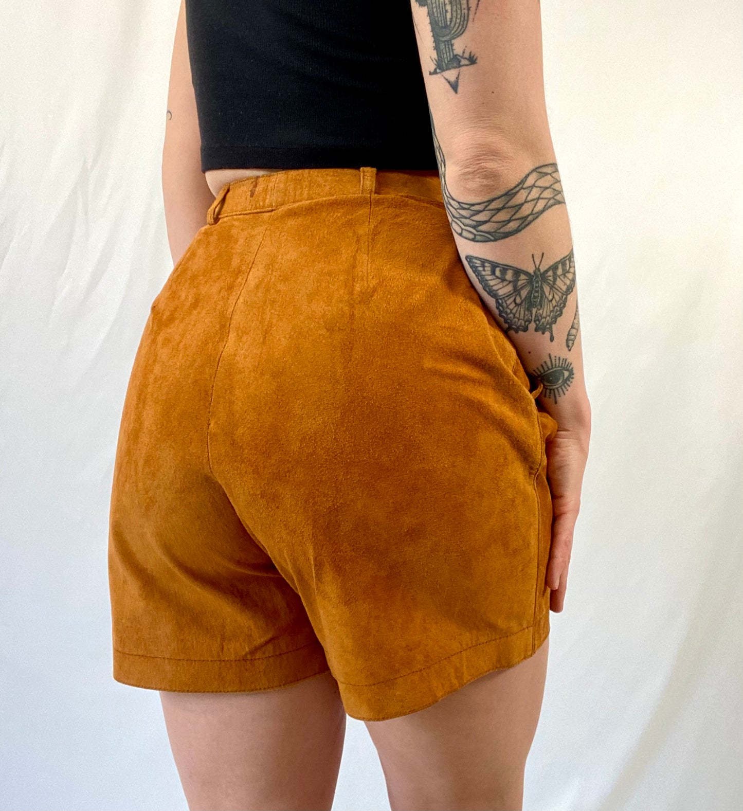 Vintage Limited Suede Shorts