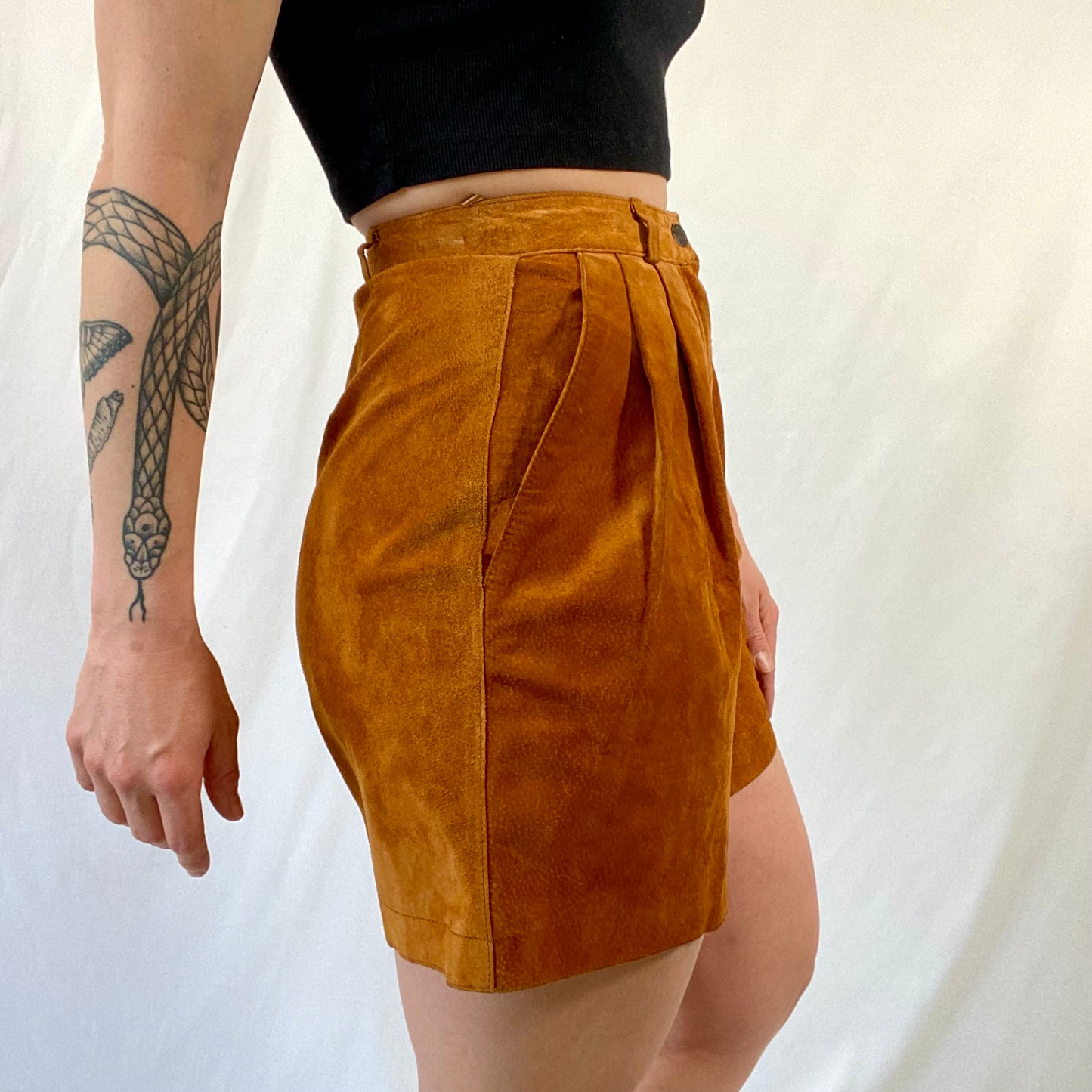 Vintage Limited Suede Shorts