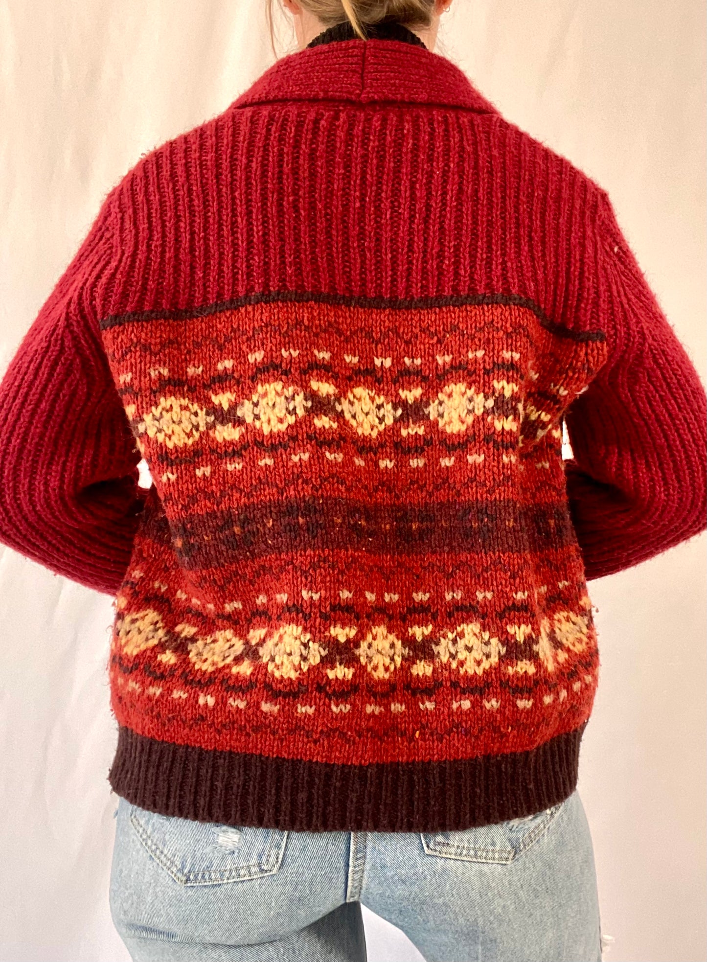 Vintage Eddie Bauer Zip Up Sweater