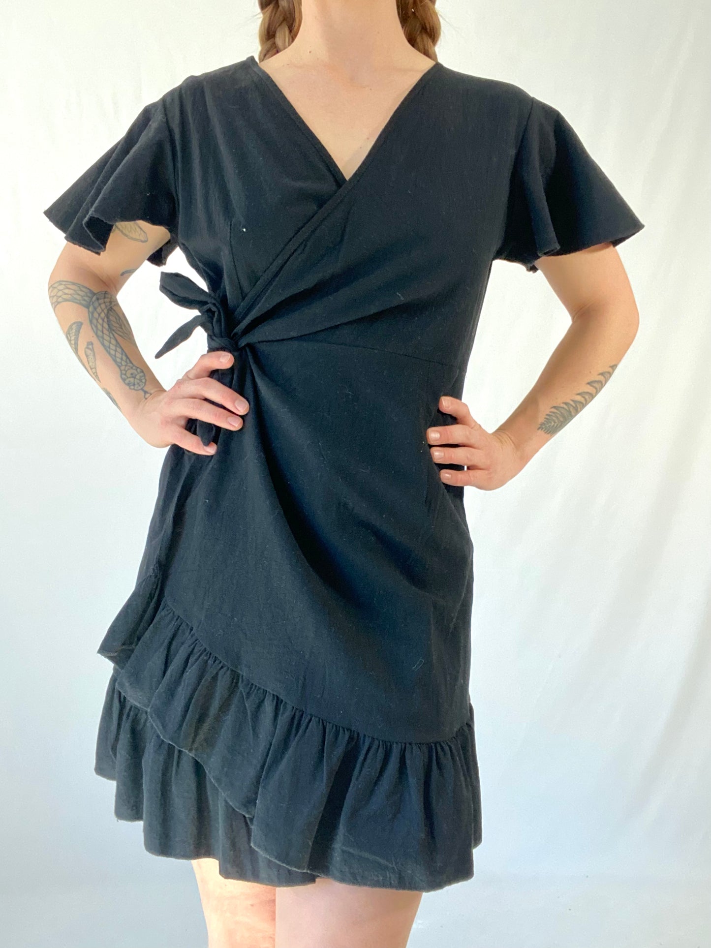 Black Wrap Dress