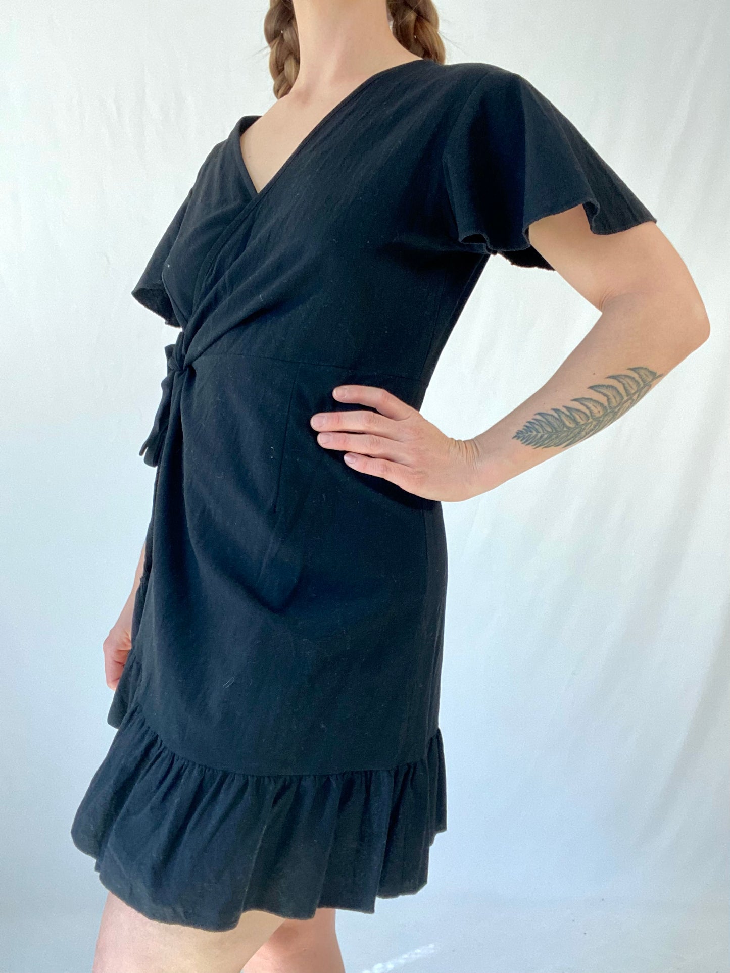 Black Wrap Dress