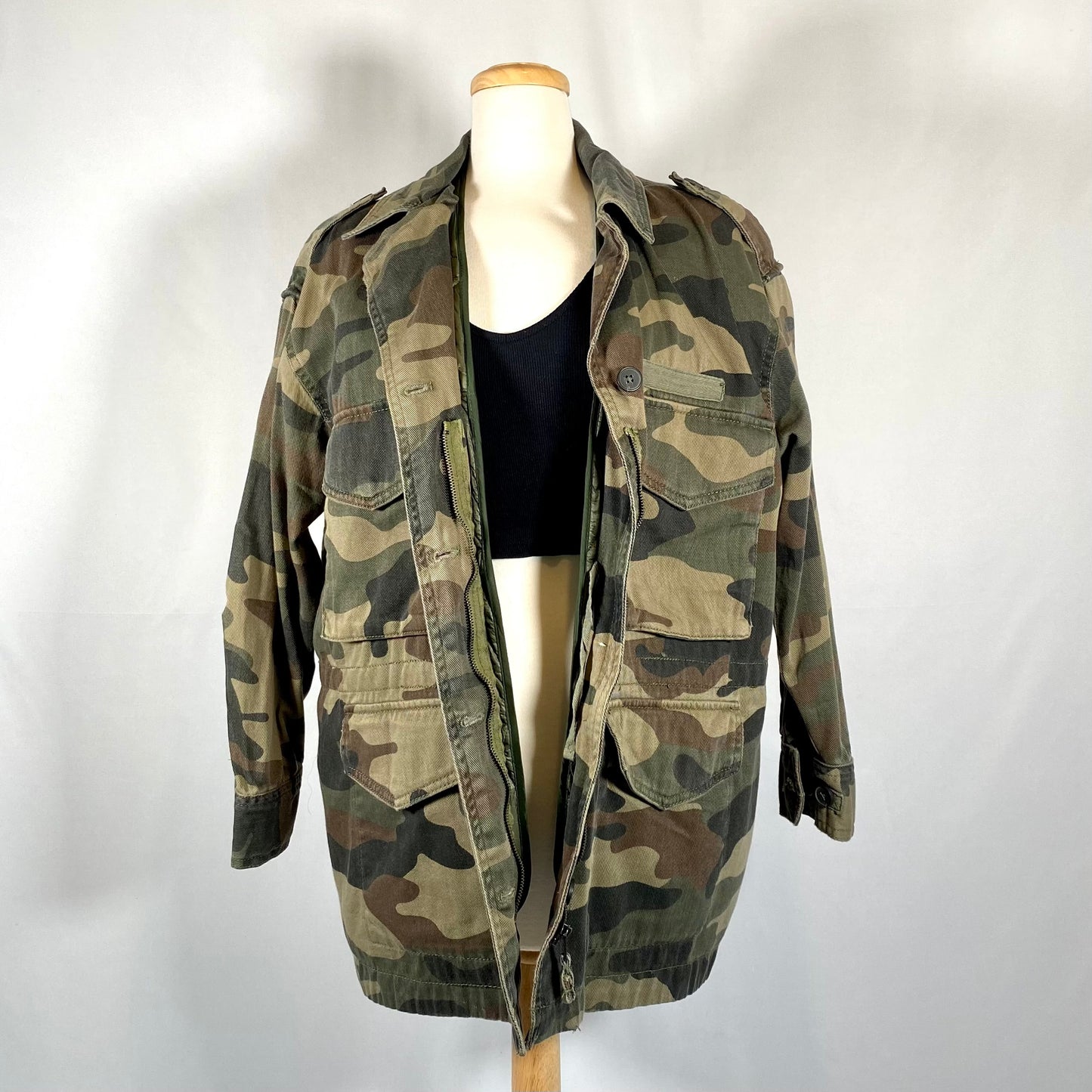 Zara Camo Insulated Jacket