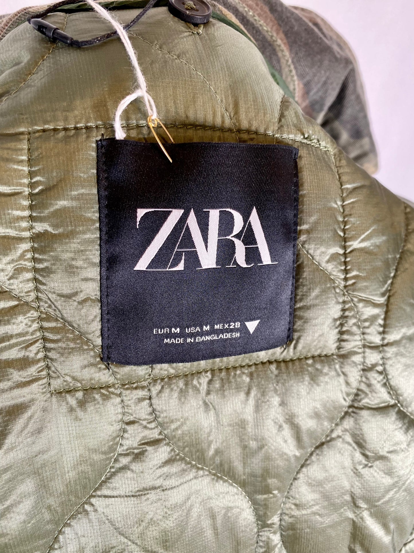 Zara Camo Insulated Jacket