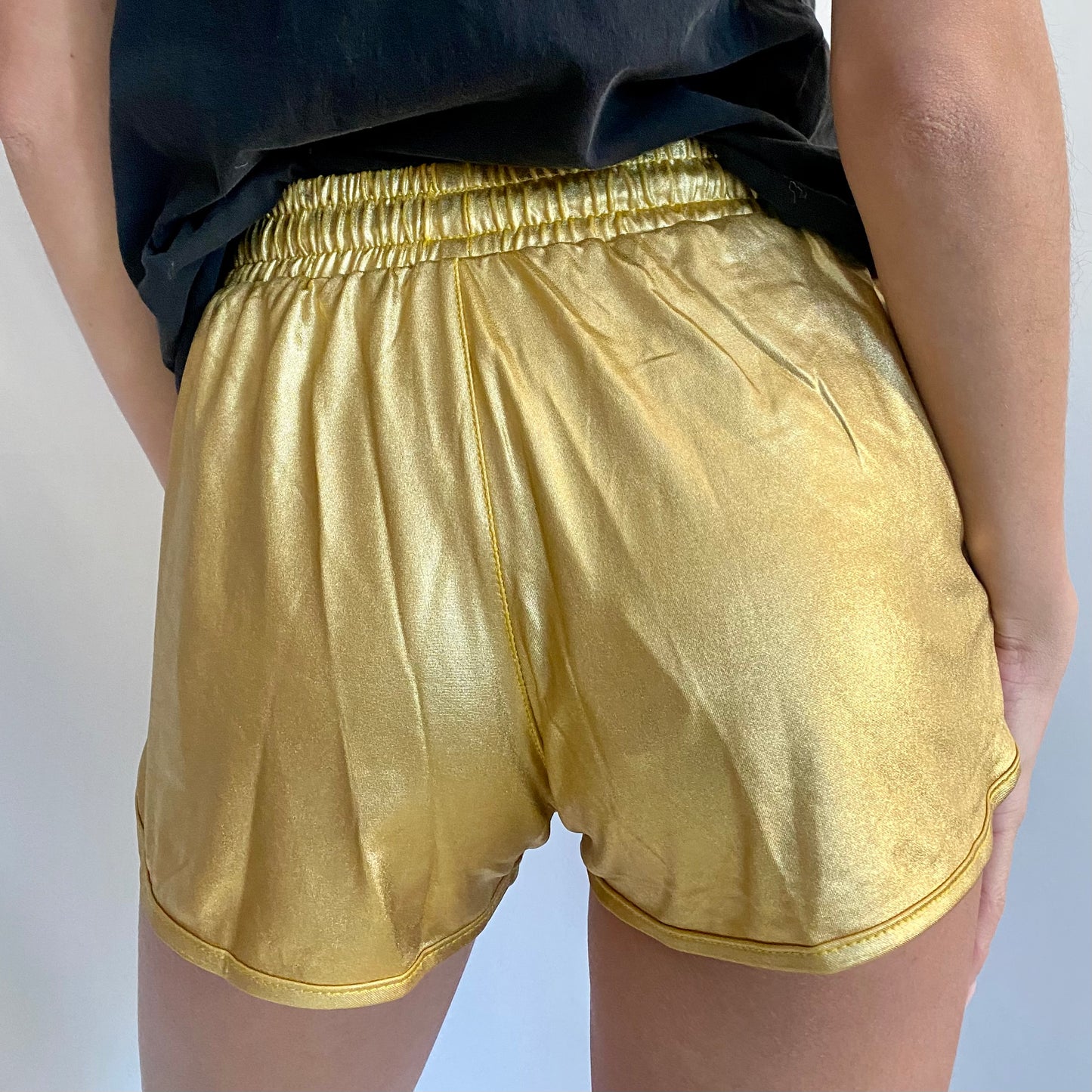 Gold Booty Shorts