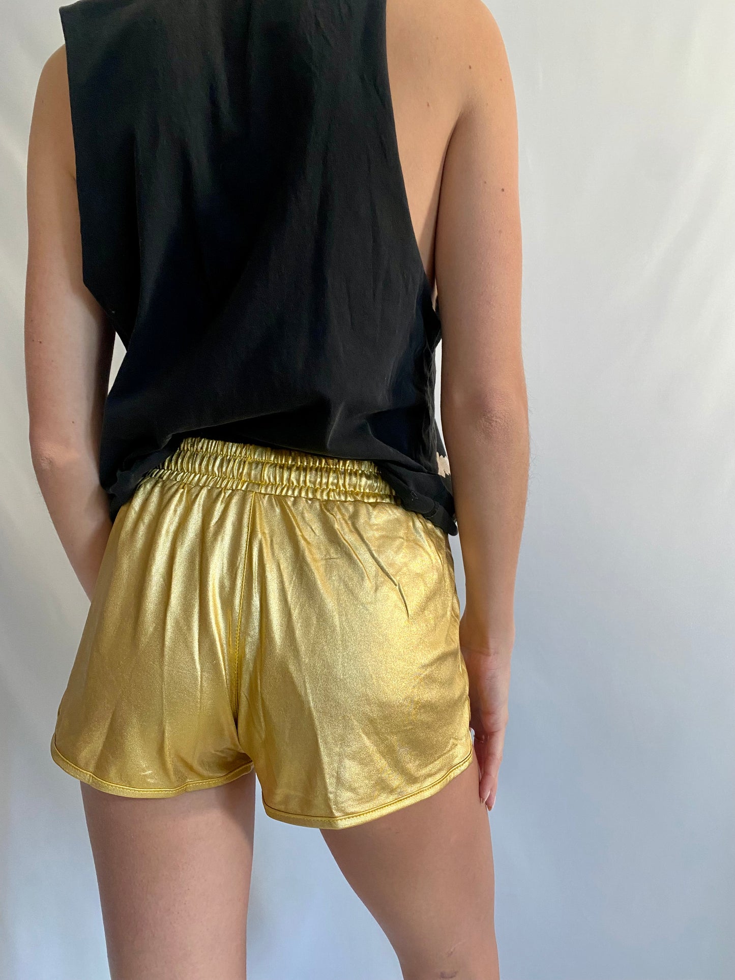 Gold Booty Shorts