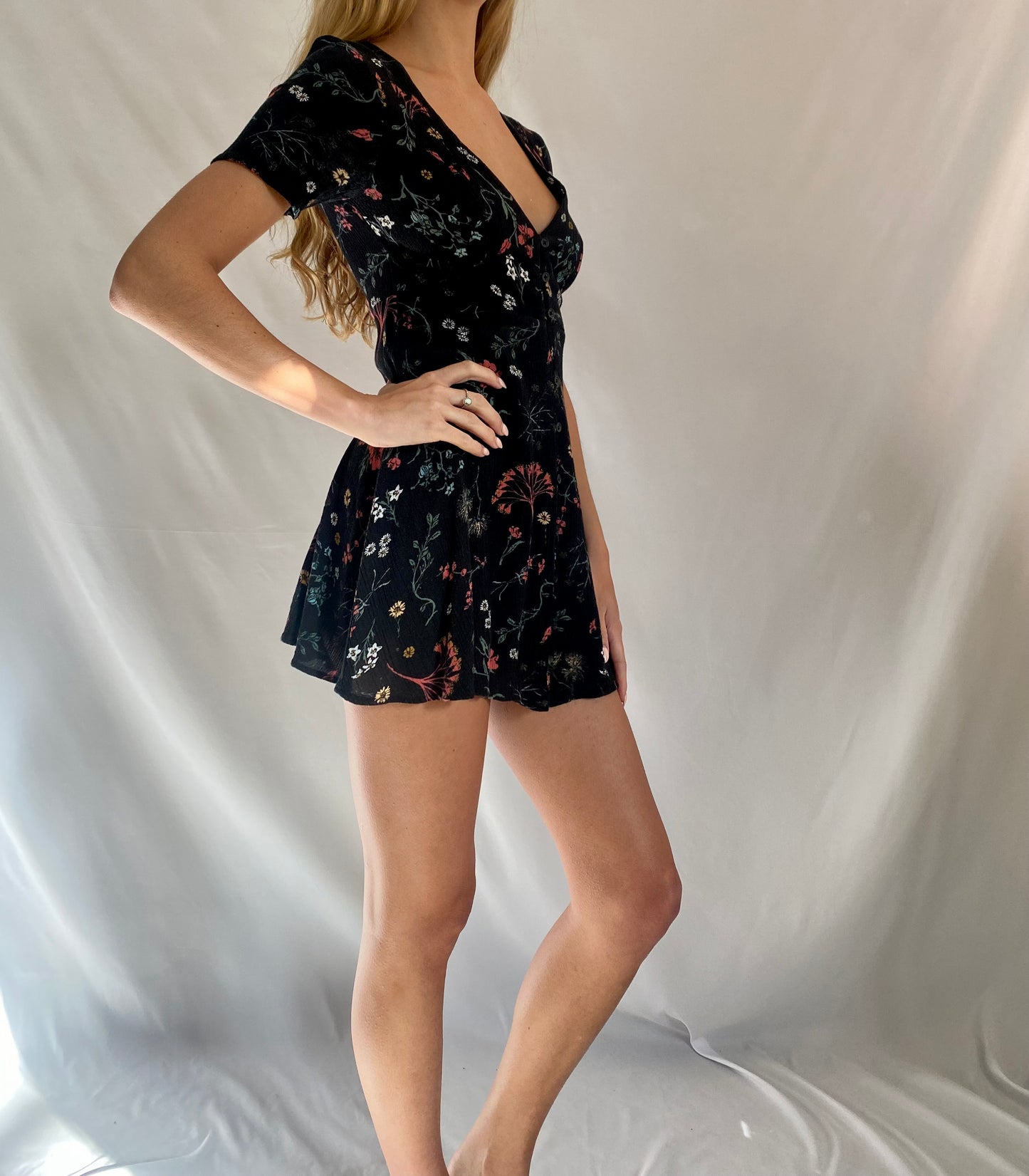 Floral Button Up Dress