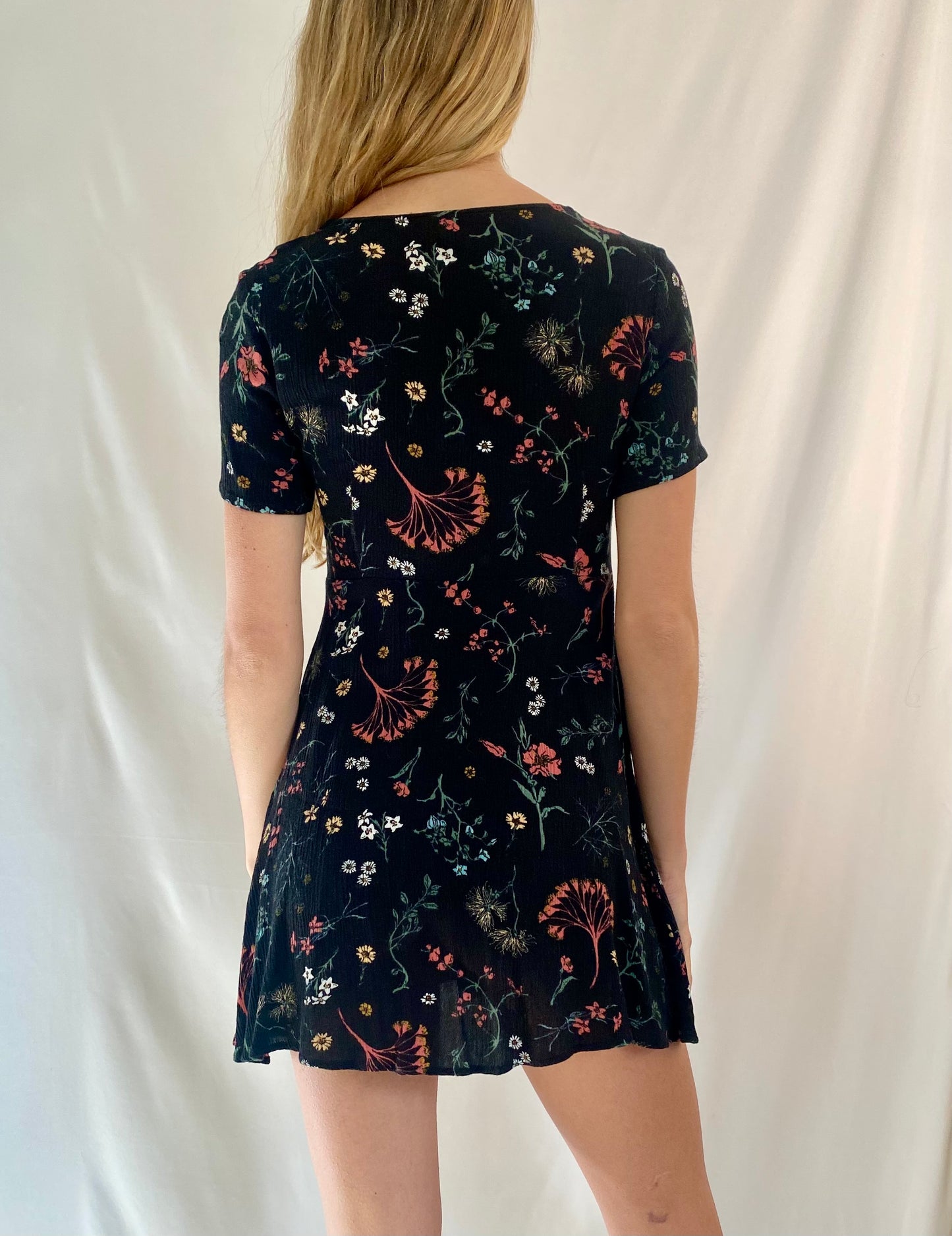 Floral Button Up Dress