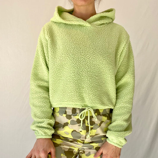 Wild Fable Teddy Bear Crop Hoodie