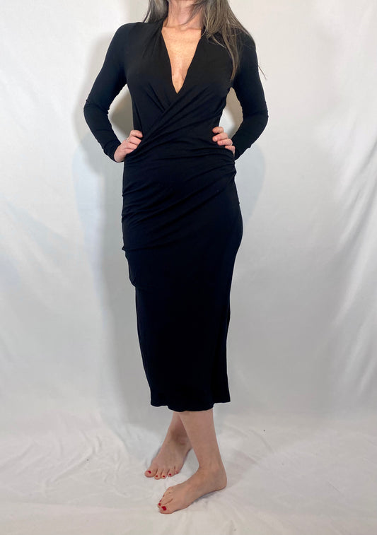 Masska Black Fitted Dress