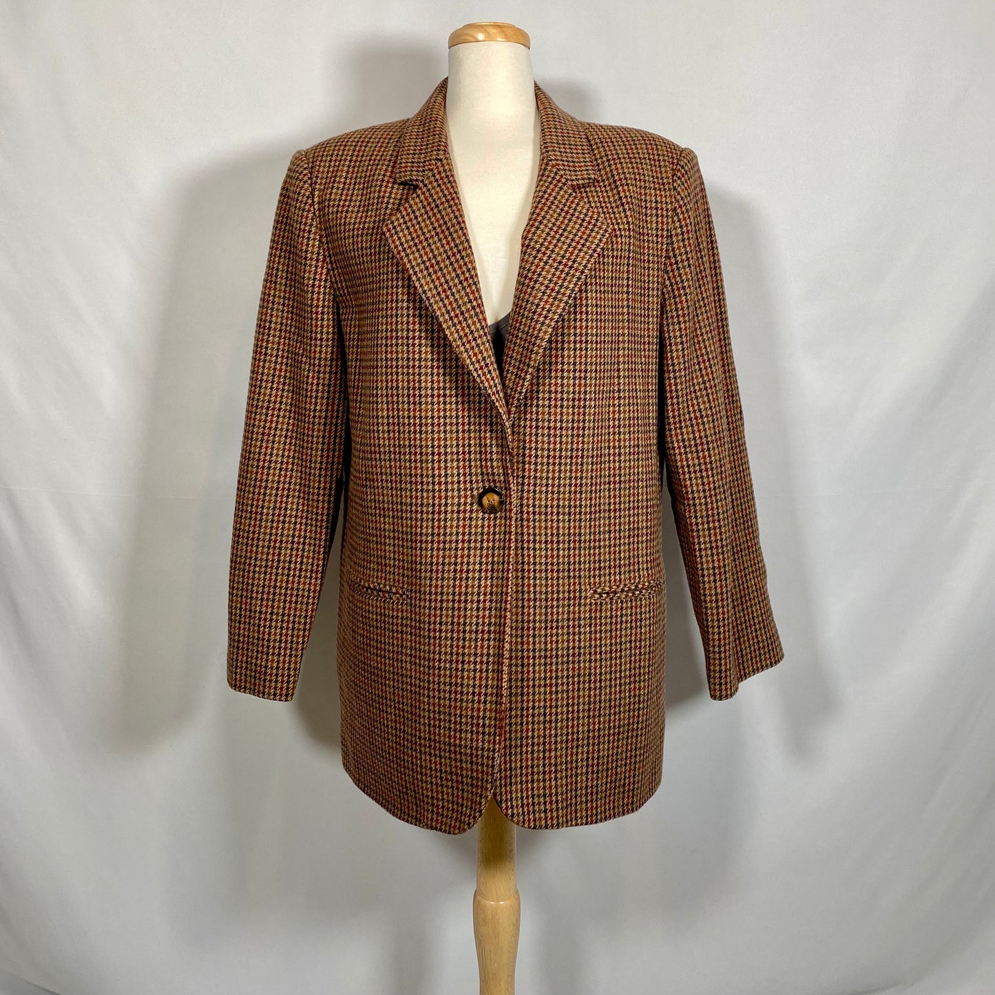 Vintage Houndstooth Blazer