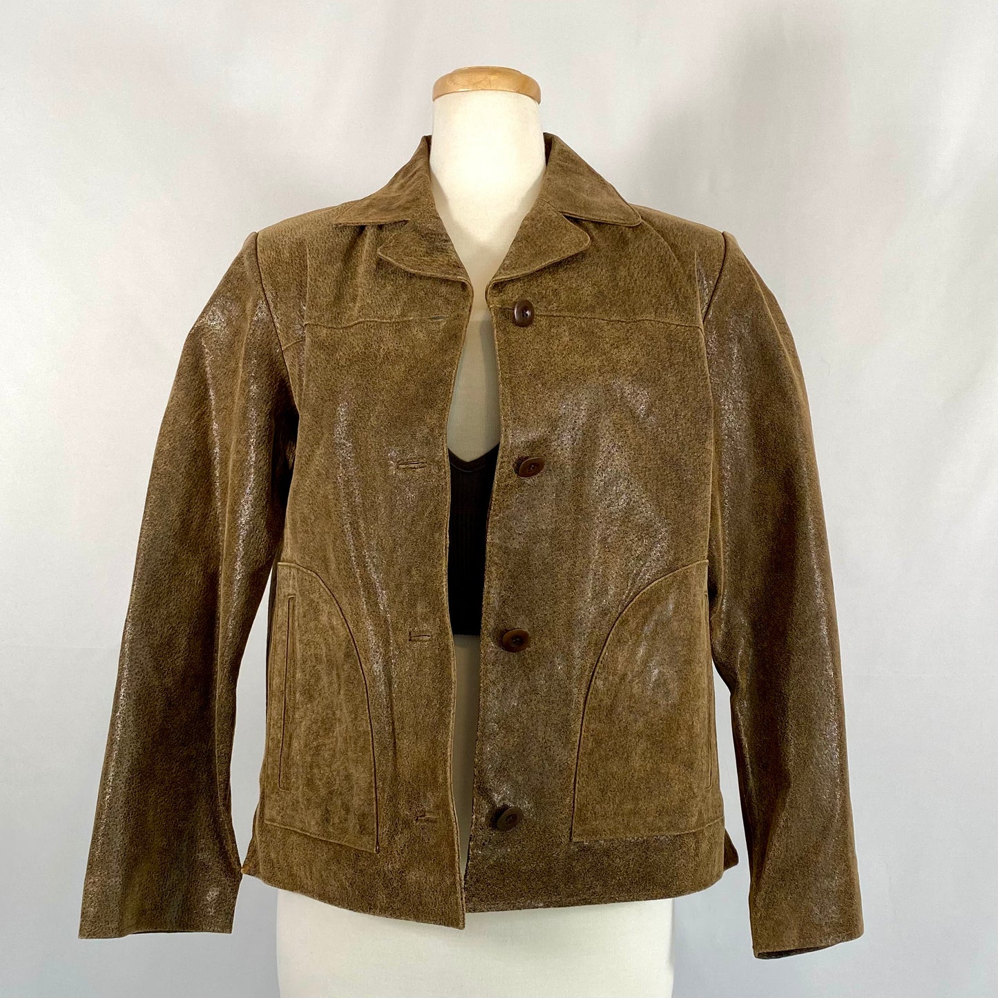 Travel Smith Vintage Brown Leather Jacket