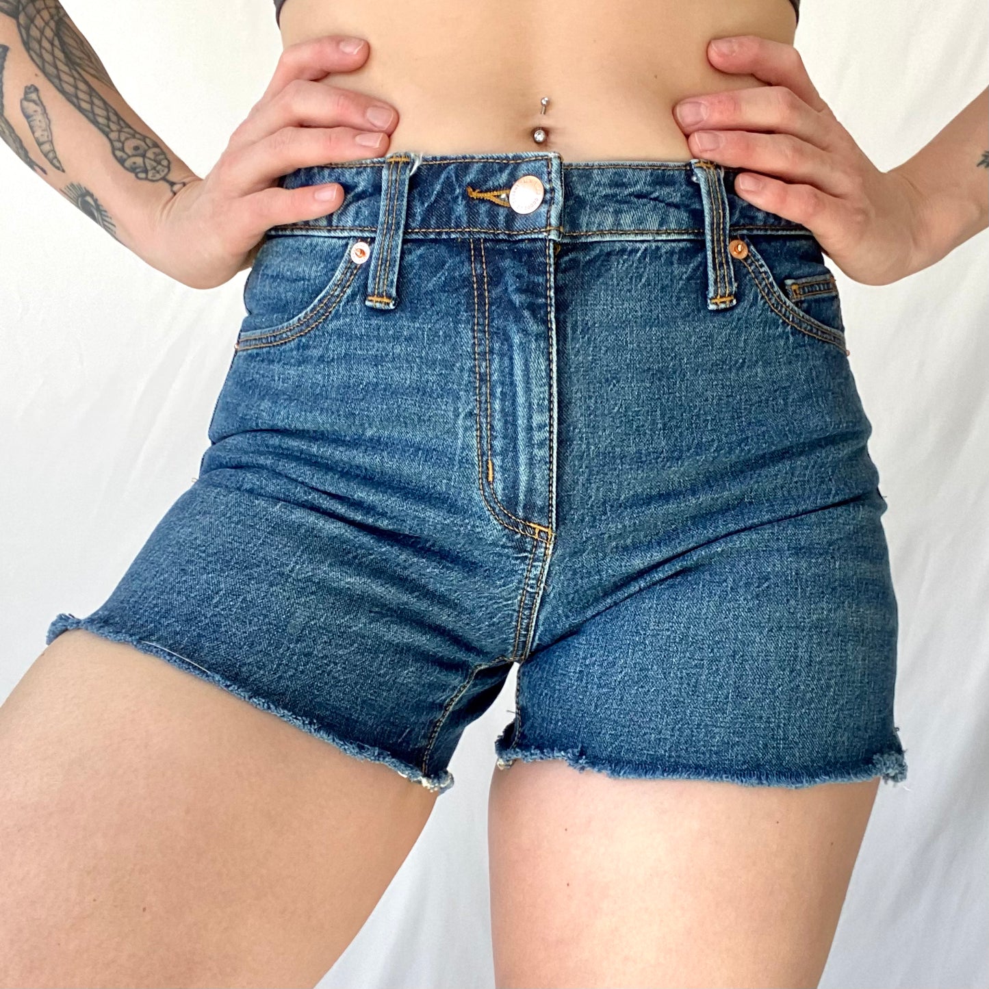 Universal Thread Vintage Midi Denim Short