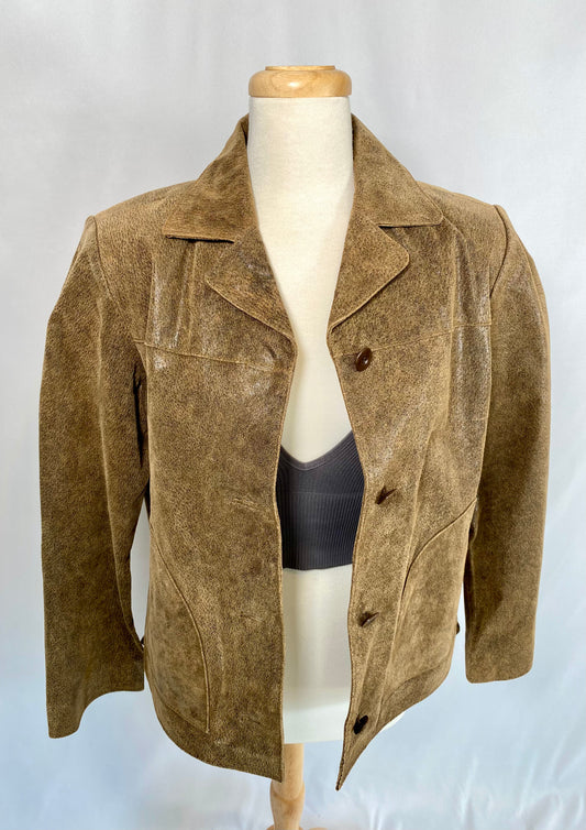 Travel Smith Vintage Brown Leather Jacket