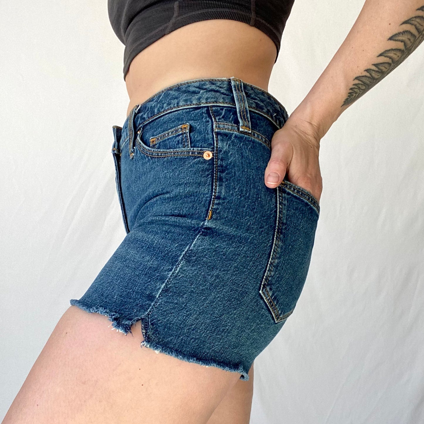 Universal Thread Vintage Midi Denim Short